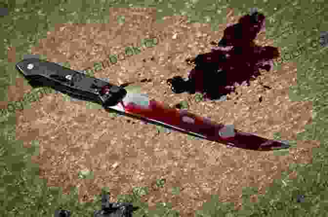A Bloodstained Knife Lying On The Floor, Its Blade Still Dripping With Fresh Blood. One Dark Night Hakim Wilson