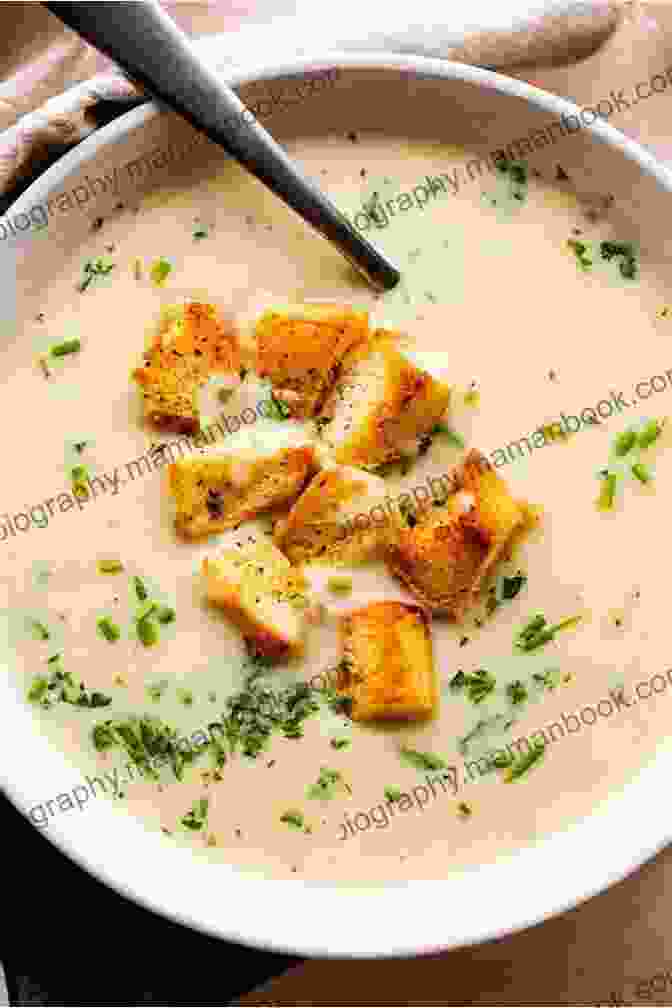 A Bowl Of Creamy Potato And Leek Soup With Grated Cheese. Soup S On (The Vermont Homesteader Recipes)
