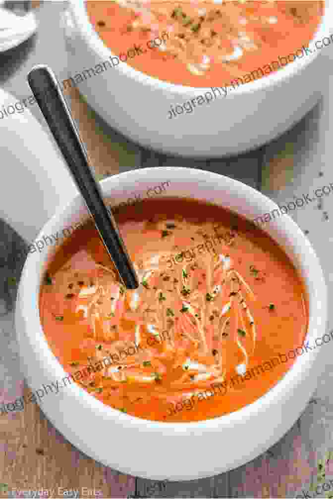 A Bowl Of Simple Tomato Soup With Basil. Soup S On (The Vermont Homesteader Recipes)