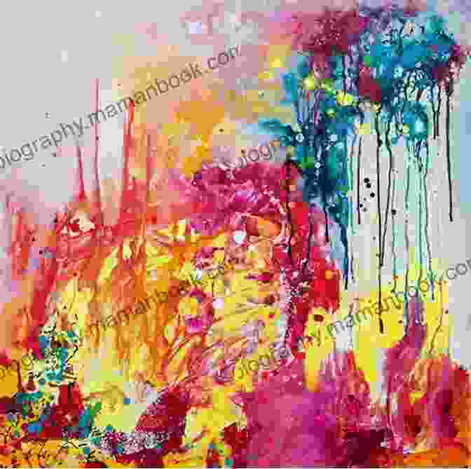 A Colorful Abstract Painting On A Canvas With Vibrant Brushstrokes And Playful Patterns. Chinese Knotting: Creative Designs That Are Easy And Fun