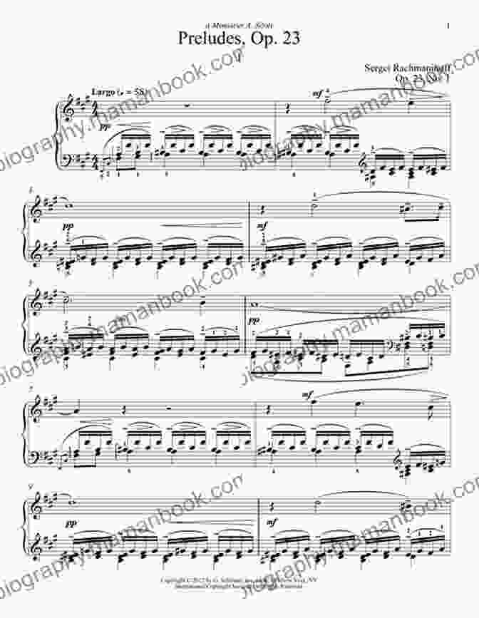 A Pianist Performing Prelude In Minor Op. 23 No. 5 Prelude In G Minor Op 23 No 5: Piano Sheet Music Alfred Masterwork Edition