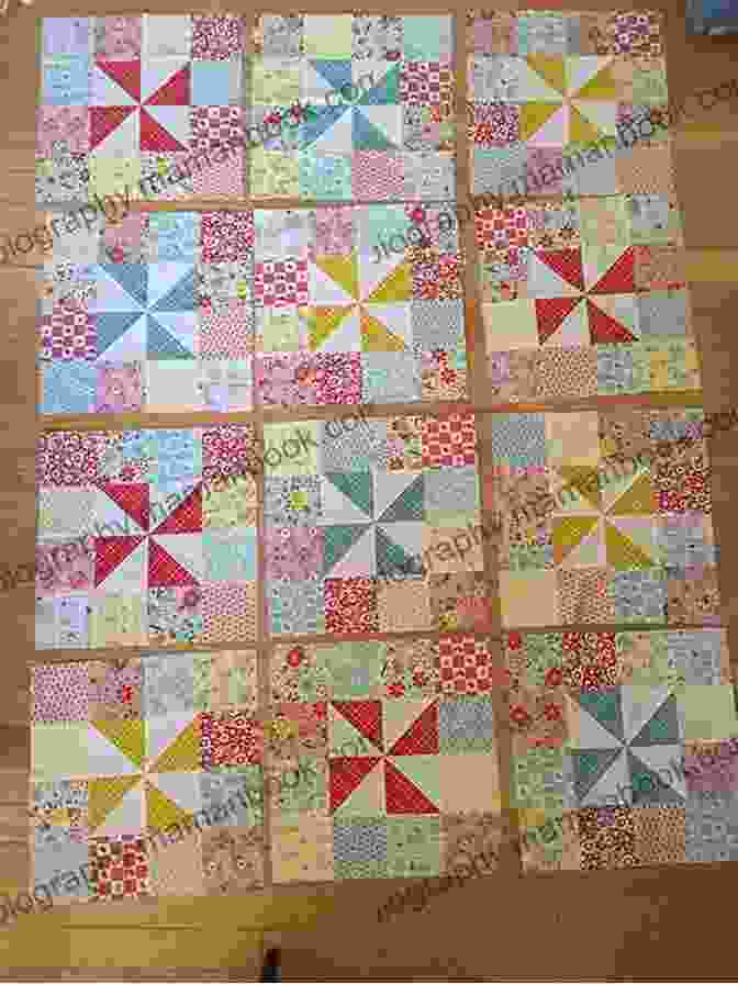 A Quilt With A Pinwheel Pattern Red White Quilts II: 14 Quilts With Everlasting Appeal