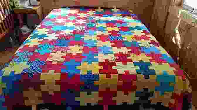 A Quilt With A Puzzle Piece Pattern Red White Quilts II: 14 Quilts With Everlasting Appeal
