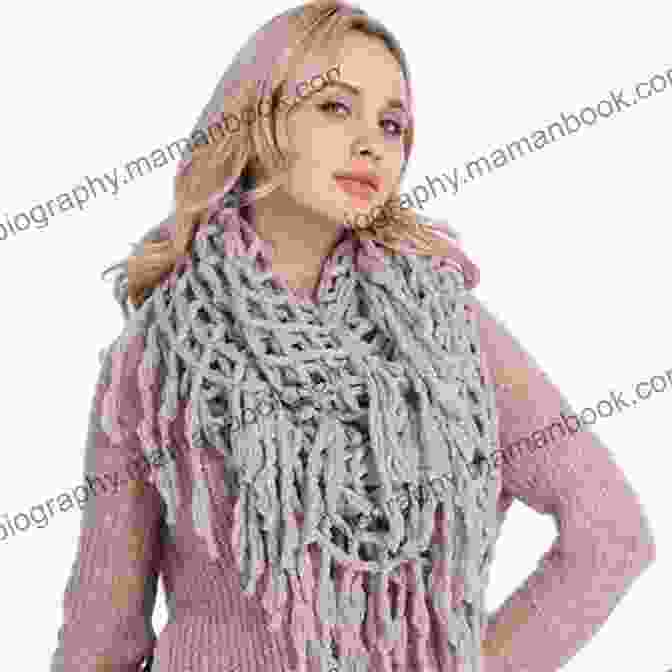 A Soft And Warm Knitted Scarf With Intricate Patterns And Tassels. Chinese Knotting: Creative Designs That Are Easy And Fun