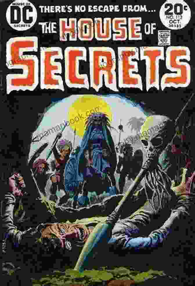Cover Of House Of Secrets #112, Featuring A Shadowy Figure With Glowing Eyes Emerging From A Haunted House, Surrounded By Eerie Bats And A Full Moon In The Background. House Of Secrets (1956 1978) #112