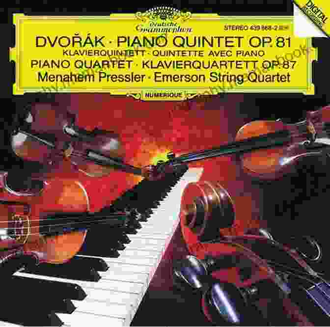 Cover Of The Dover Edition Of Dvořák's Piano Quintet In G Minor, Op. 57 Quintet And Quartets For Piano And Strings (Dover Chamber Music Scores)