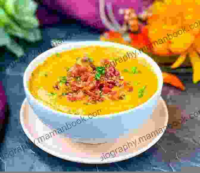 Creamy Sweet Potato Soup With A Smooth, Orange Colored Texture Easy Sweet Potato And Yam Cookbook: 50 Delicious Sweet Potato And Yam Recipes For The Cool Autumn Months