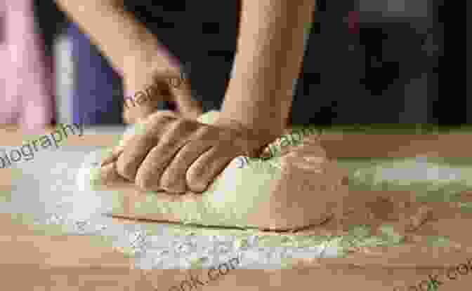 Hands Skillfully Kneading Bread Dough, Stretching And Shaping The Gluten Network Bread Cooking Book: Delicious Bread Recipes For Beginners: Recipe For Beginners