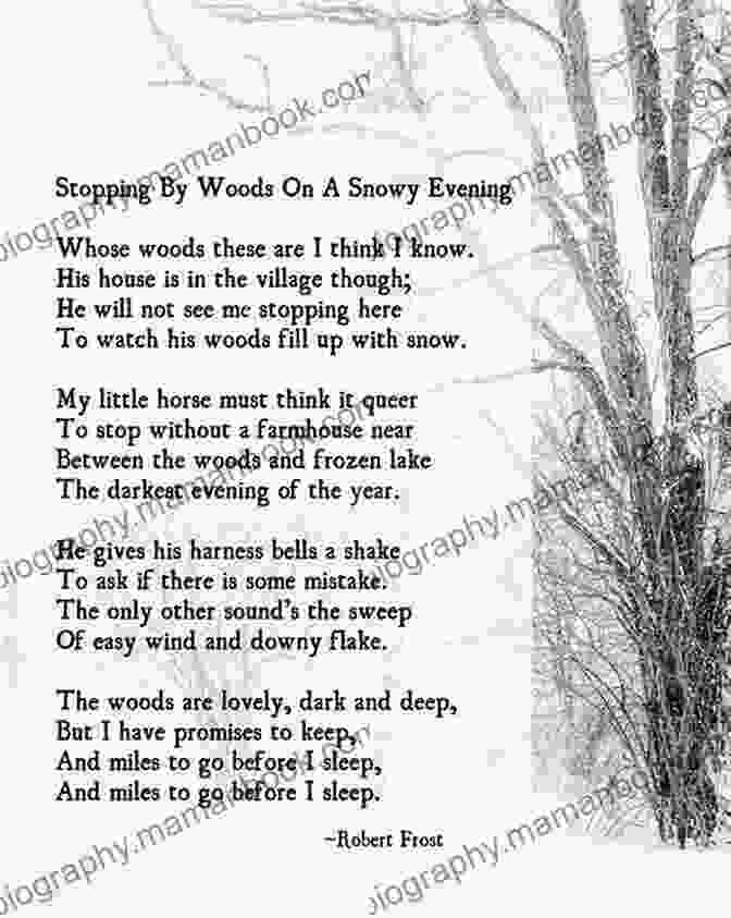 Image Of 'Stopping By Woods On A Snowy Evening' Poem By Robert Frost Ten Poems For Difficult Times