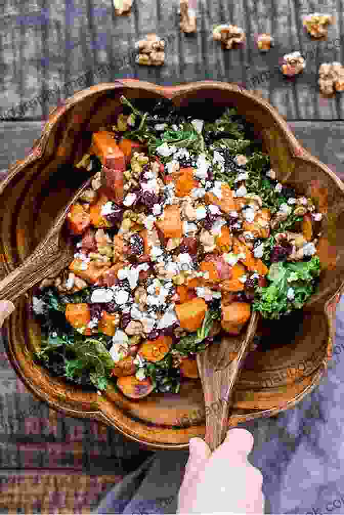 Roasted Sweet Potato Salad With Mixed Greens, Roasted Sweet Potatoes, And A Tangy Dressing Easy Sweet Potato And Yam Cookbook: 50 Delicious Sweet Potato And Yam Recipes For The Cool Autumn Months