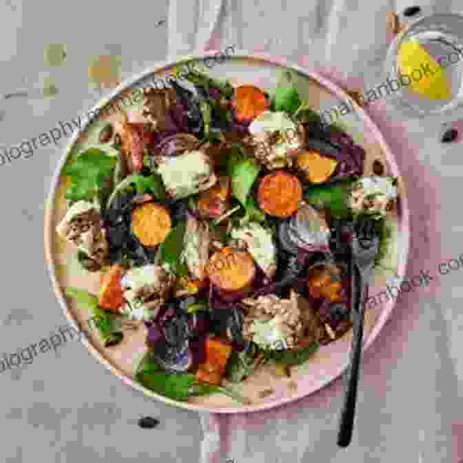 Sweet Potato And Goat Cheese Salad With Mixed Greens, Sweet Potatoes, Goat Cheese, And A Balsamic Drizzle Easy Sweet Potato And Yam Cookbook: 50 Delicious Sweet Potato And Yam Recipes For The Cool Autumn Months