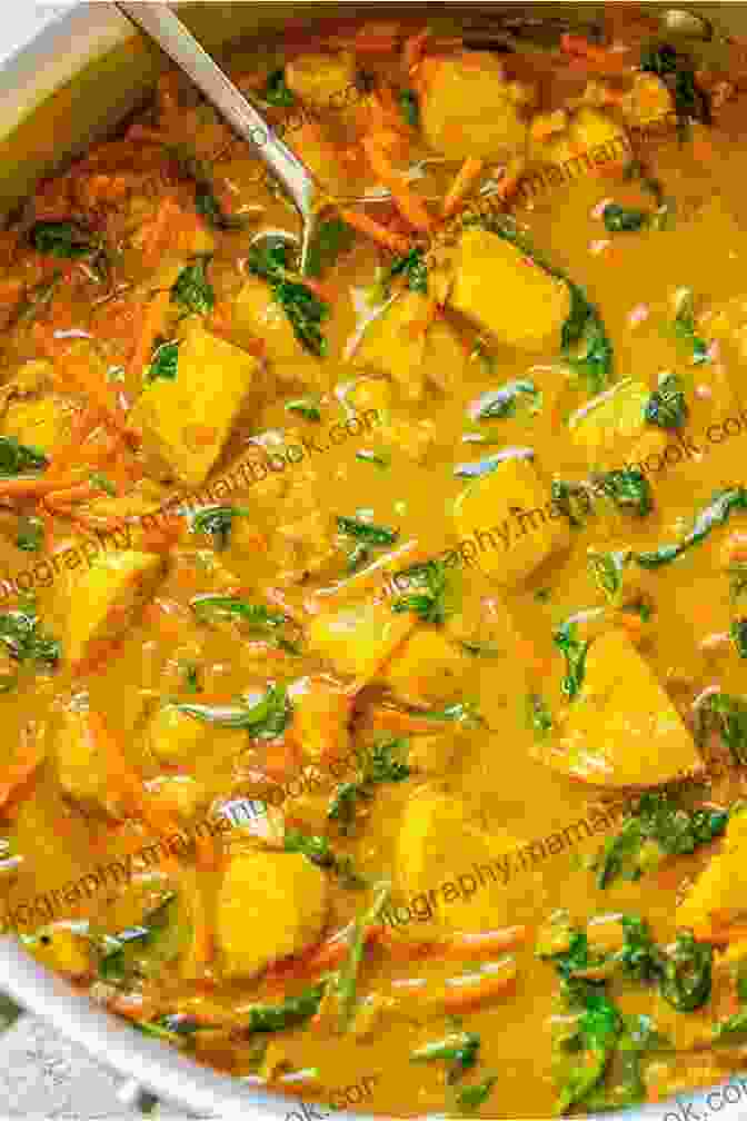 Thai Sweet Potato Curry With Yellow Curry Paste, Coconut Milk, And Vegetables Easy Sweet Potato And Yam Cookbook: 50 Delicious Sweet Potato And Yam Recipes For The Cool Autumn Months