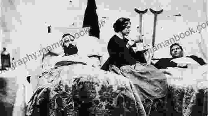 Women Doctors Tending To Wounded Soldiers On The Battlefield During The American Civil War. Women Doctors In The Civil War
