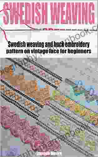 SWEDISH WEAVING : Swedish Weaving And Huck Embroidery Pattern On Vintage Lace For Beginners